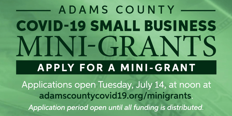 Adams County and the City of Arvada Announce Second Round of COVID-19 Mini-Grants for Arvada Small Businesses