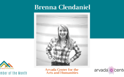 April AYP Member of the Month: Brenna Clendaniel, Arvada Center for the Arts and Humanities
