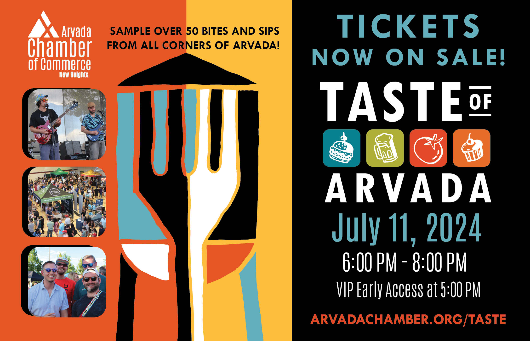 Tickets Now On Sale For Taste Of Arvada 2024   2024 Taste Of Arvada Promo 1 